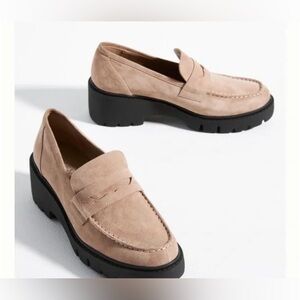 Silent D Xain Loafers Taupe Suede